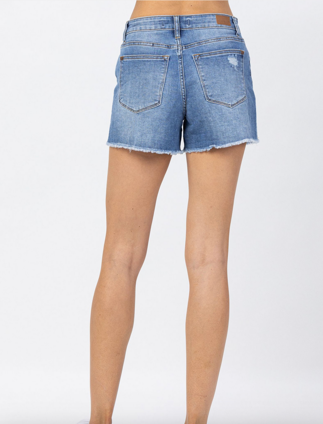 Judy Blue 150059 High Rise Distressed Shorts