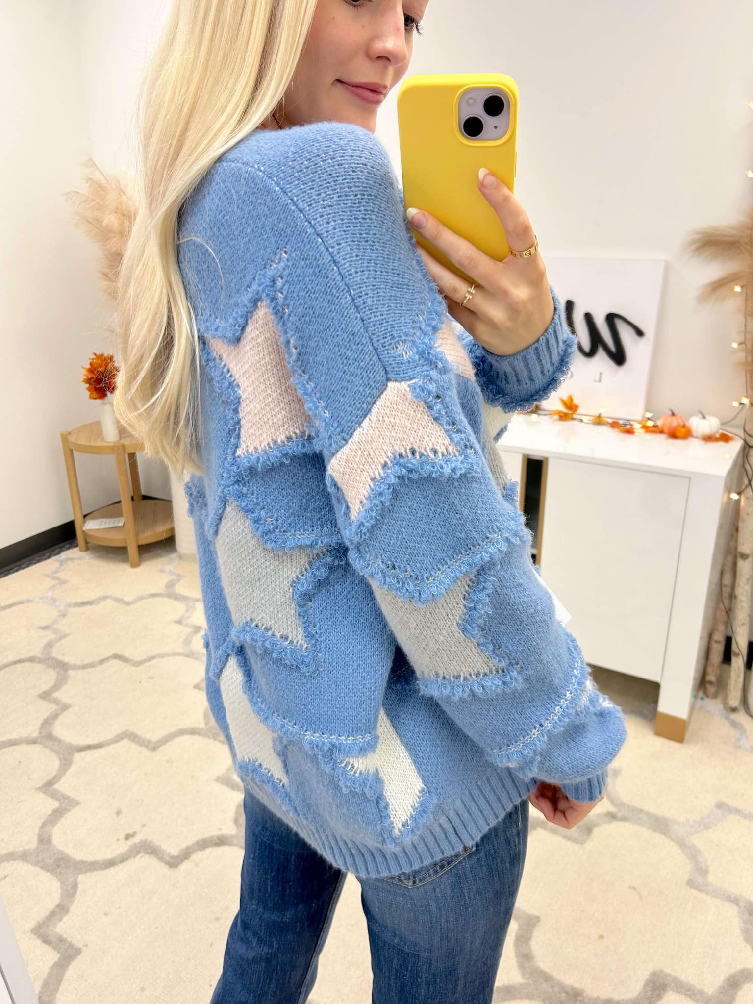 Blue Star Sweater