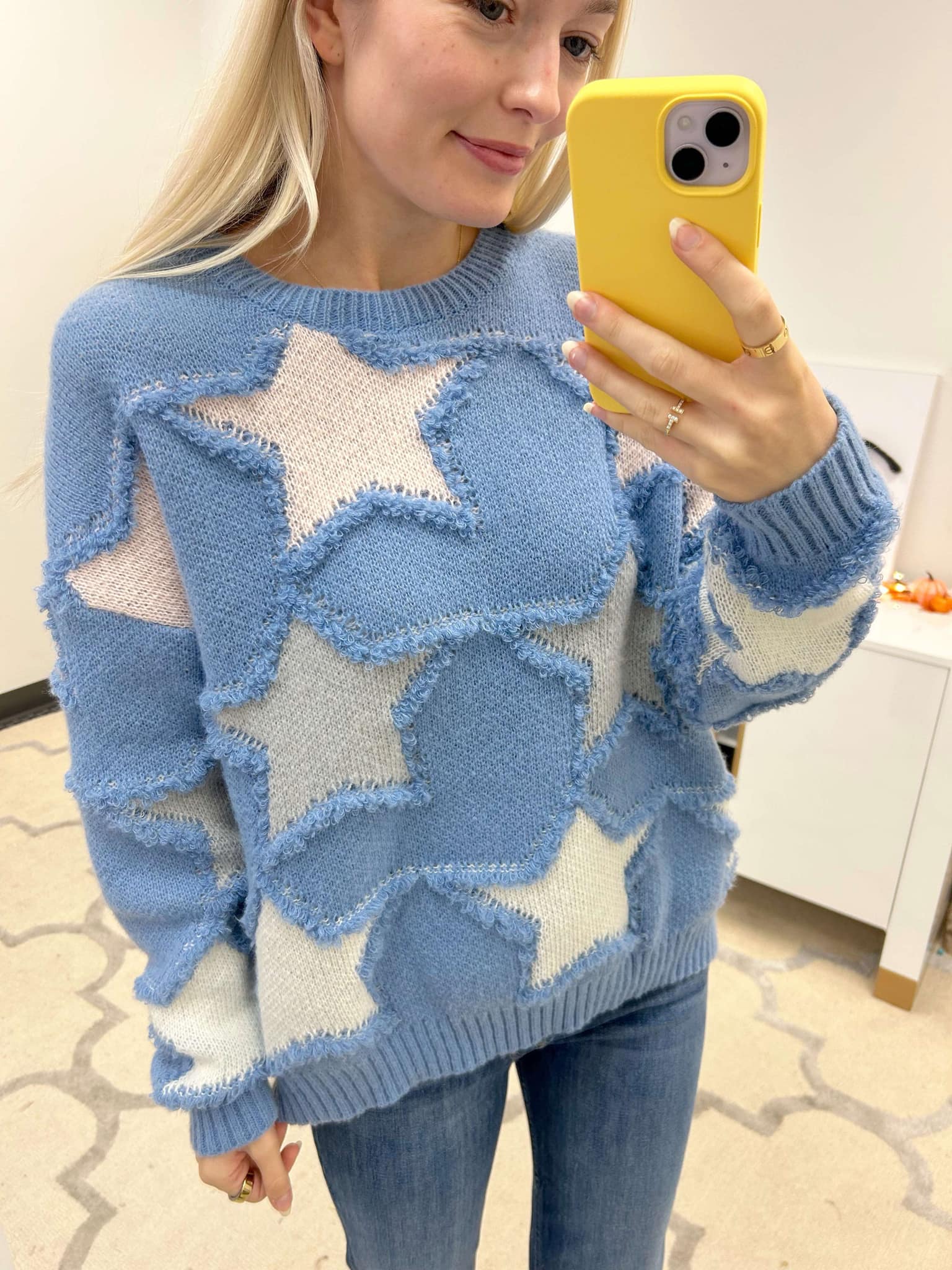 Blue Star Sweater