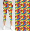 PREORDER Bright Tie Dye Pocket Capri Legging