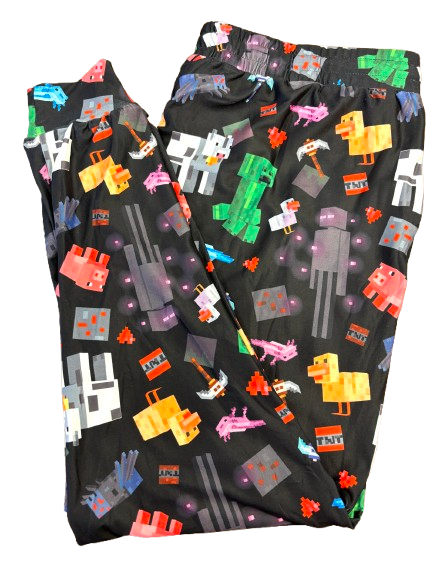 Block World Full Length Adult Jogger