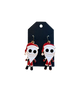 Skelly Santa Earrings