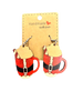 Santa Mug Earrings