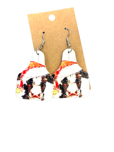 Mooey Christmas Earrings
