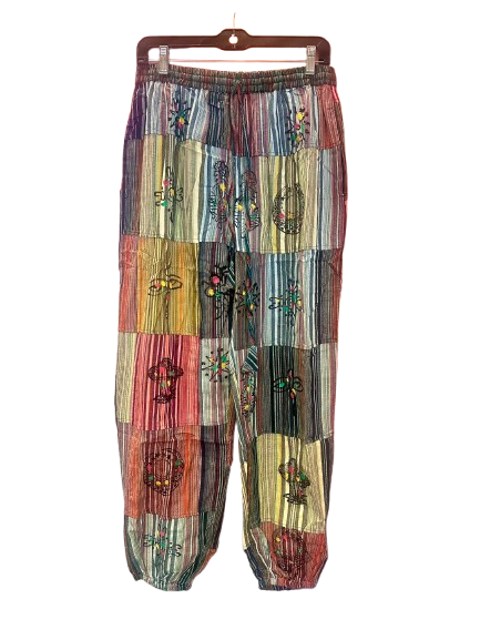 Patchwork Boho Pants