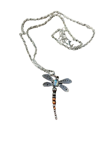Dragonfly Metal Necklace