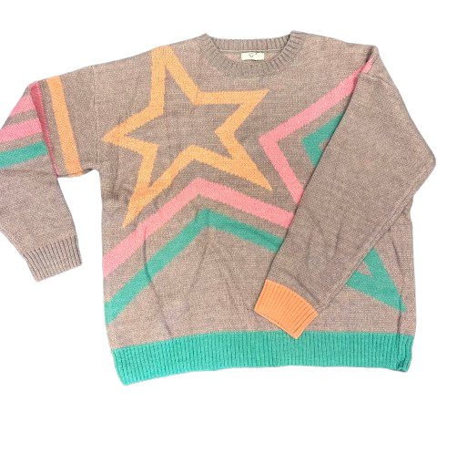 Star Print Sweater