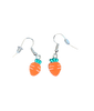 Small Carrot Dangle Earrings