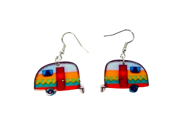 Colorful Campers Earrings