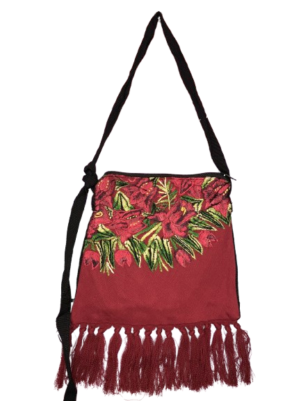 Fringed Sling Purse