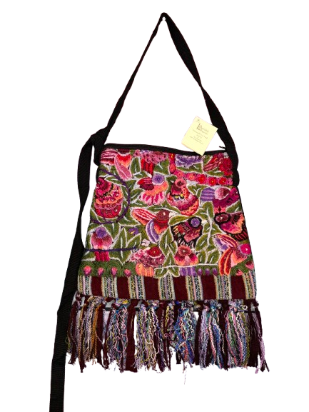 Fringed Sling Purse