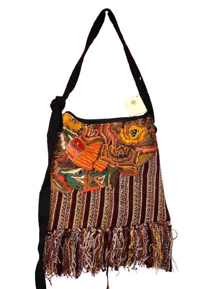 Fringed Sling Purse