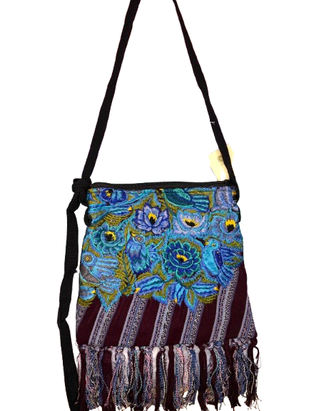 Fringed Sling Purse