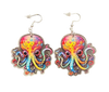 Rainbow Octopus Earrings