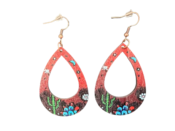 Cactus Ovals Earrings