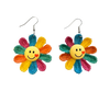 Fabric Happy Flower Earrings