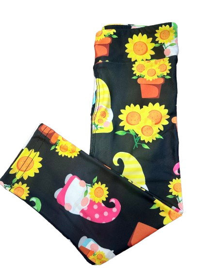 Summer Gnomes KIDS capri legging