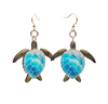 Sea Turtle Wooden Earrings