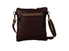 Myra Emerald Bloom Leather and Hairon Bag