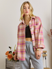 Load image into Gallery viewer, Pink Plaid Button Down Shirt