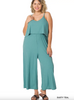 Load image into Gallery viewer, Plus Ribbed Double Layer Jumpsuit