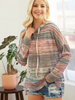 Load image into Gallery viewer, Pink Striped Hoodie