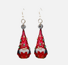 Christmas Gnome Wooden Earrings