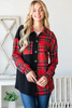 Black and Red Plaid Shacket