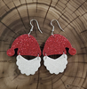 Santa Hat and Beard Earrings
