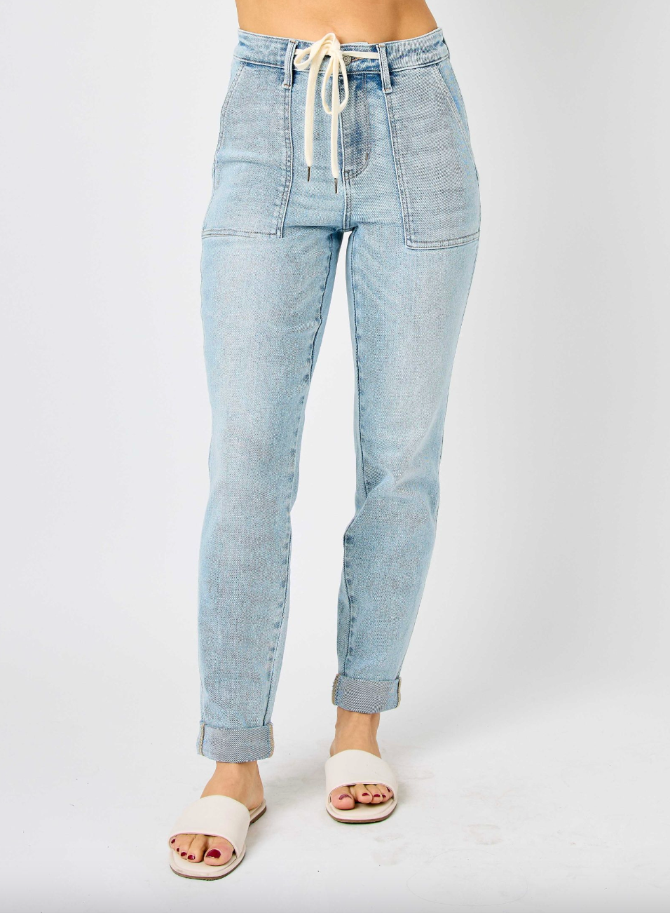 Judy Blue 88691 HW Vintage Double Cuff Jogger