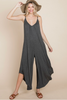 Solid Jumpsuits with Pockets