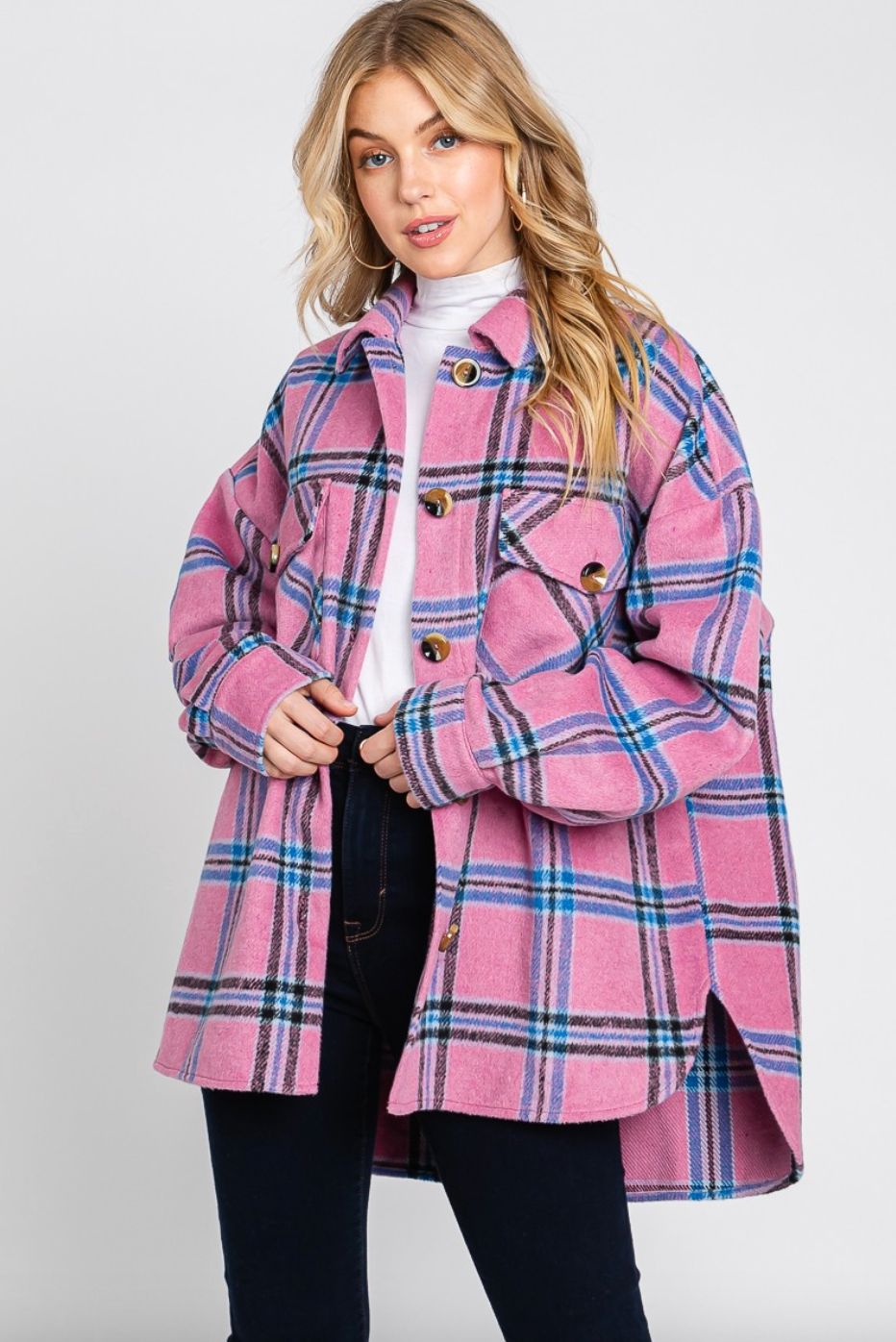 Oversized Flannel Shacket