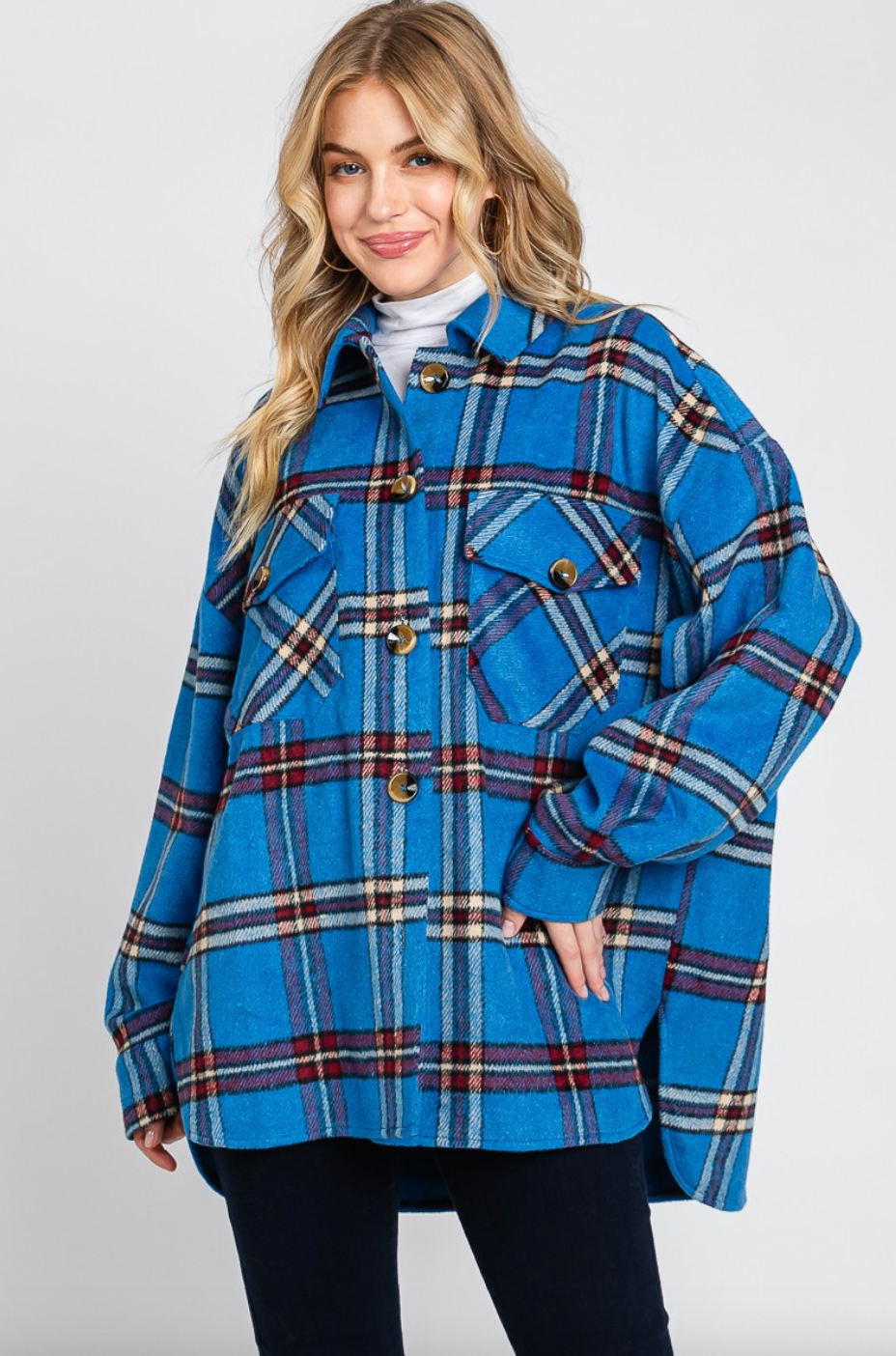 Oversized Flannel Shacket