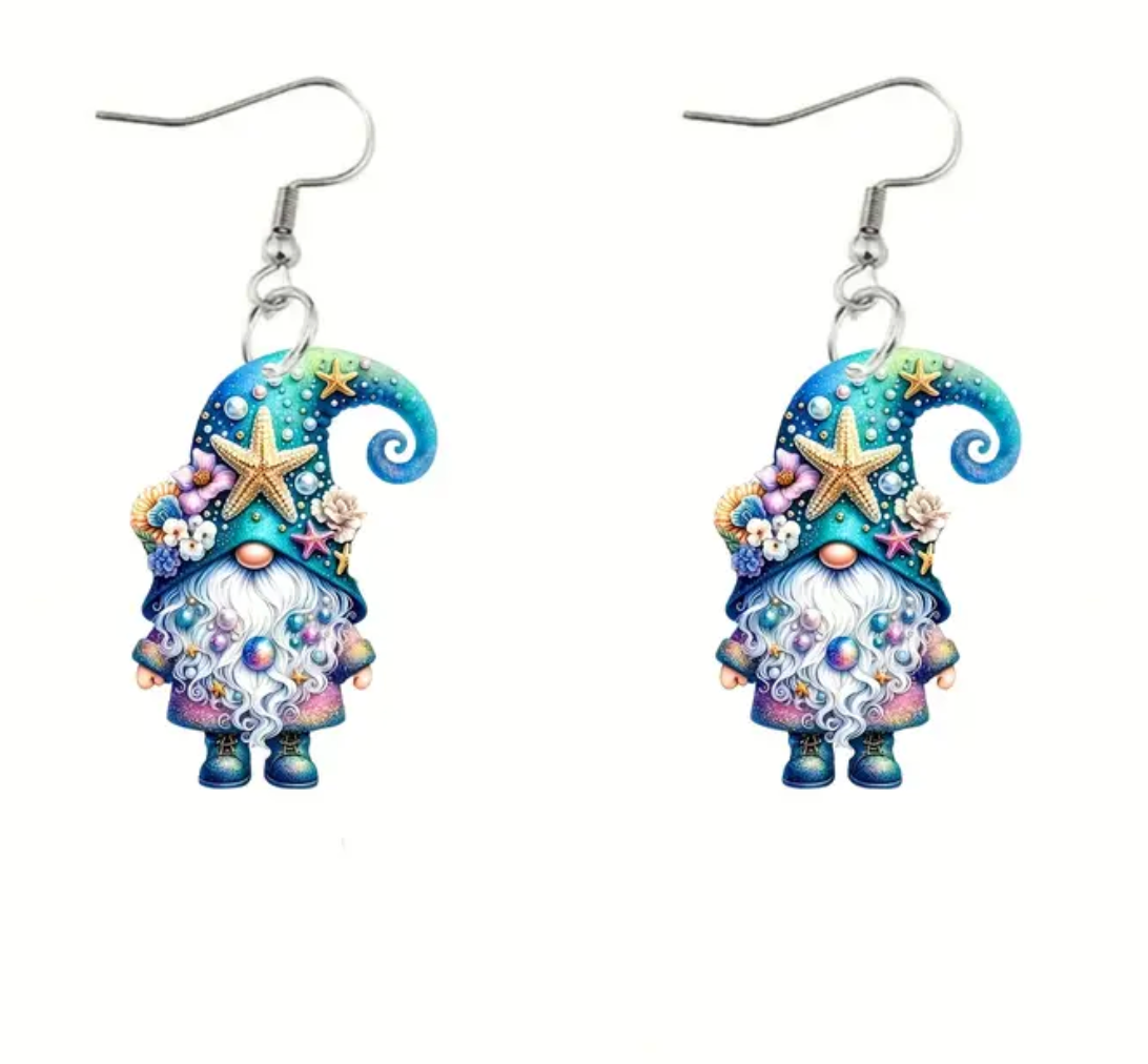 Ocean Gnome Earrings