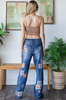 Oli & Hali Crochet Patch Jeans