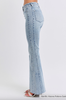 Judy Blue 88895 Light Wash Rhinestone Flare Jeans