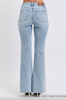 Judy Blue 88895 Light Wash Rhinestone Flare Jeans
