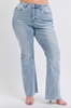 Judy Blue 88895 Light Wash Rhinestone Flare Jeans