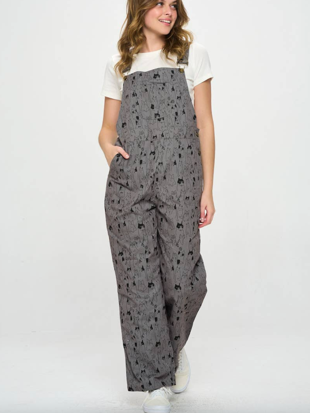 Printed Cotton Overalls