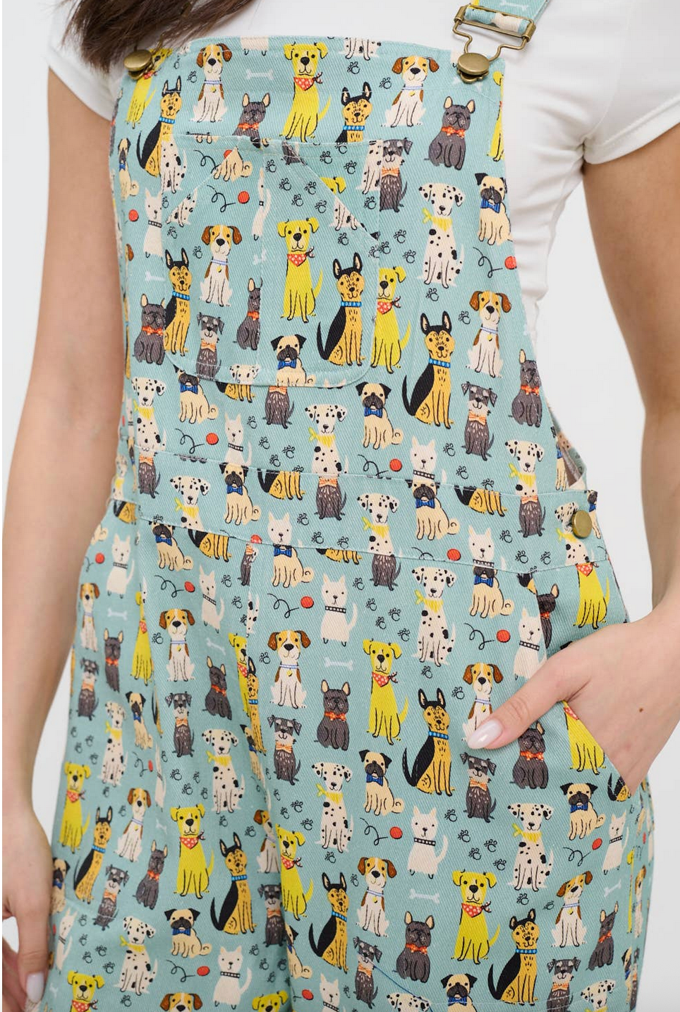 Printed Cotton Overalls
