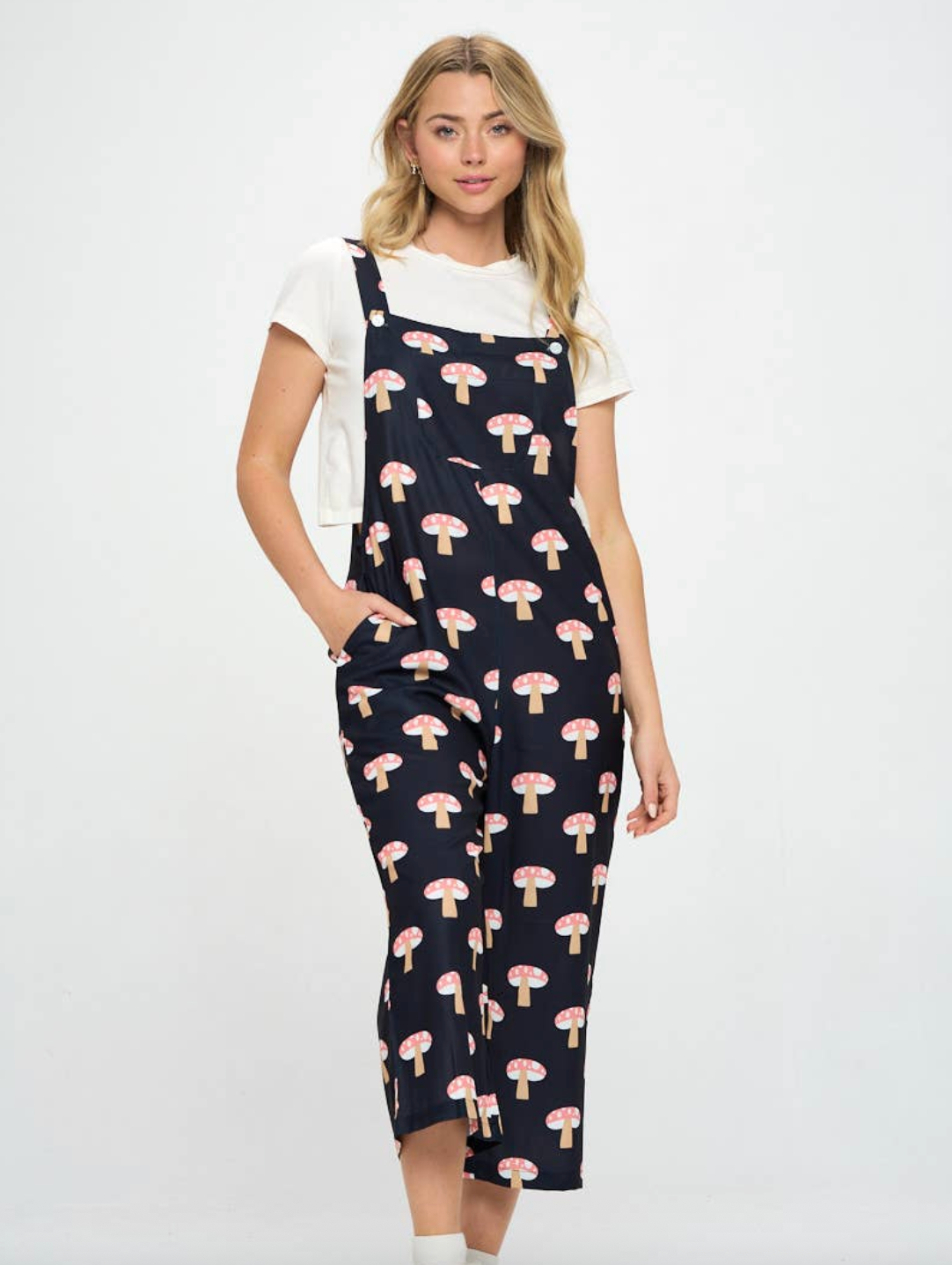 Printed Cotton Overalls