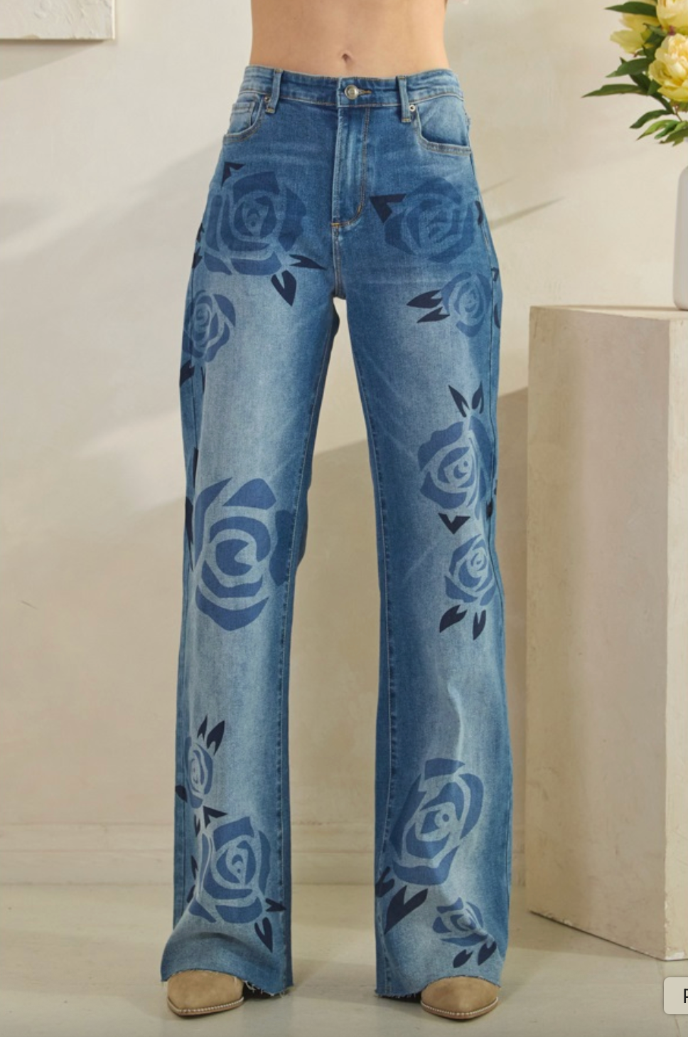 Oli & Hali Heart Print Jeans