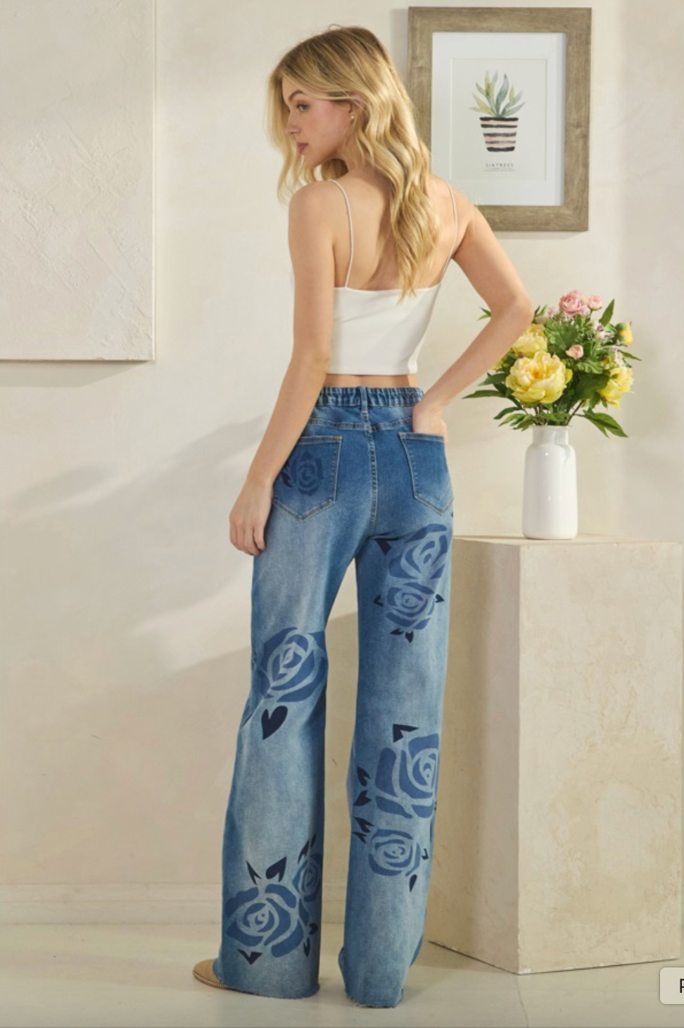 Oli & Hali Heart Print Jeans