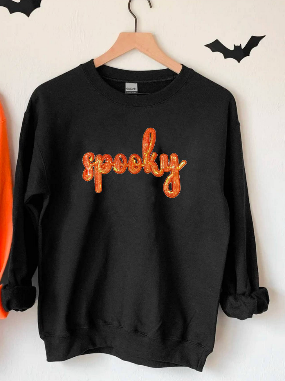 Spooky Sequined Sweatshirt