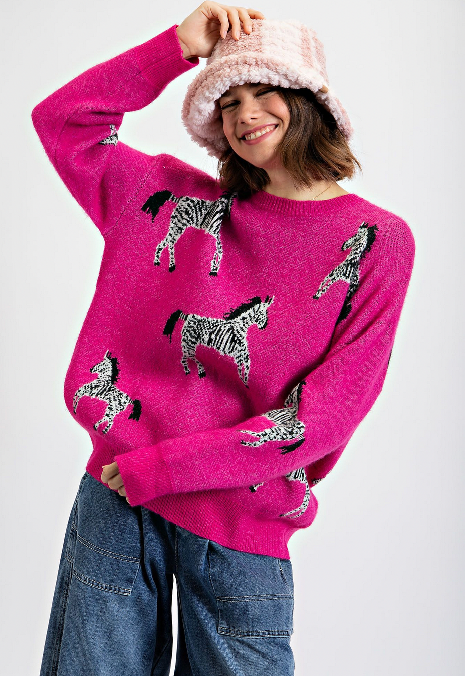 Zebra Sweater (plus)