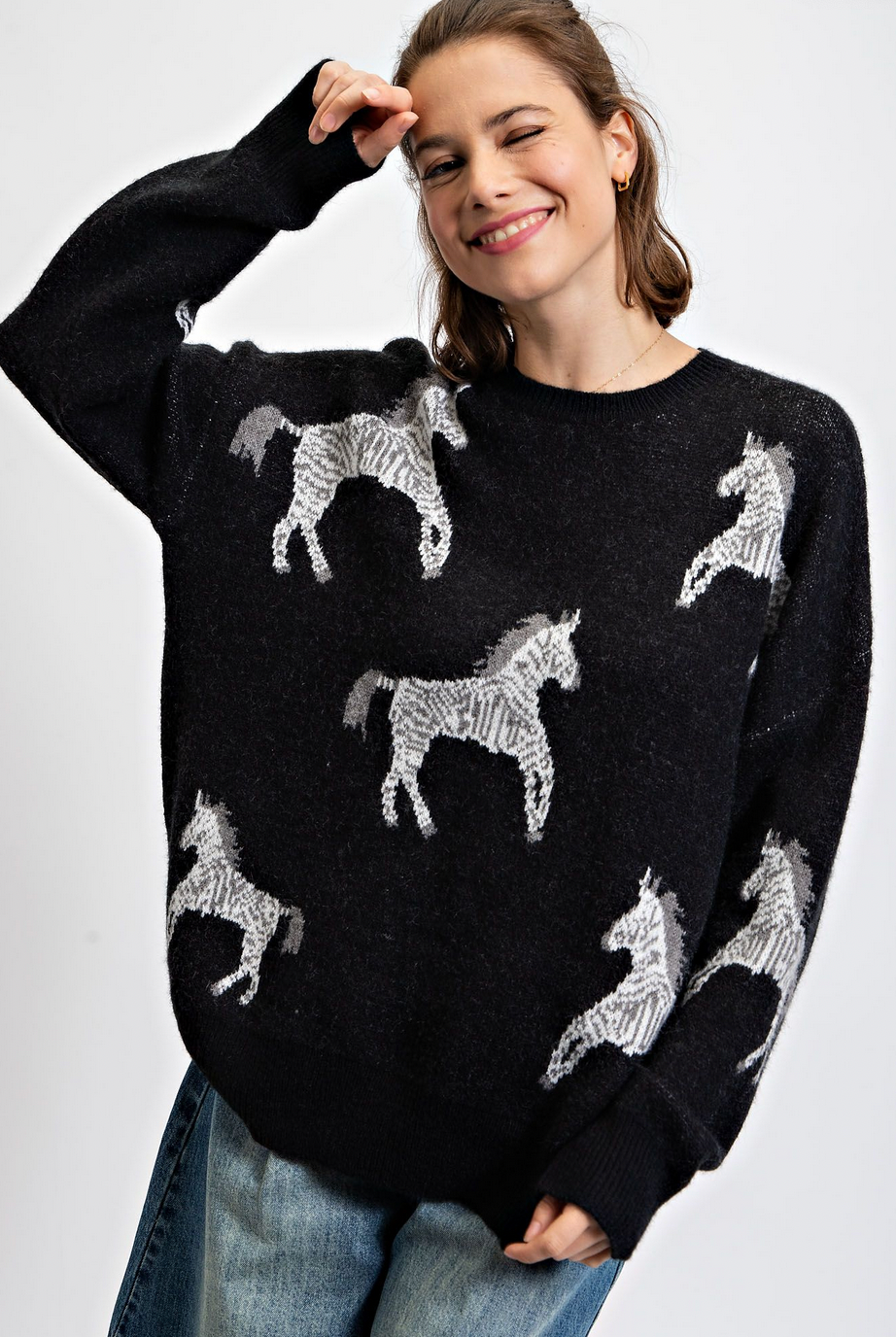 Zebra Sweater (plus)