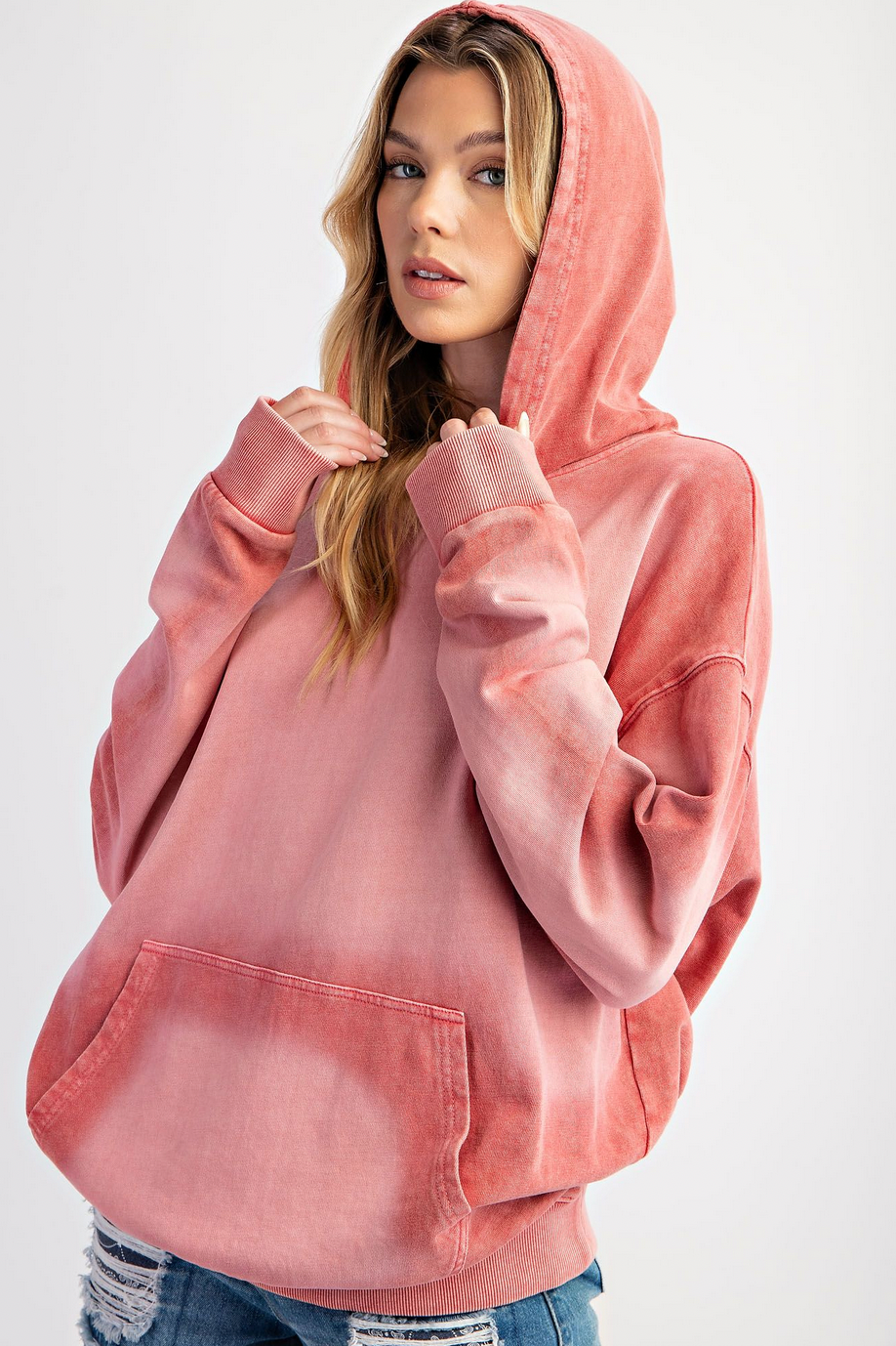 Bleach Washed Hoodie