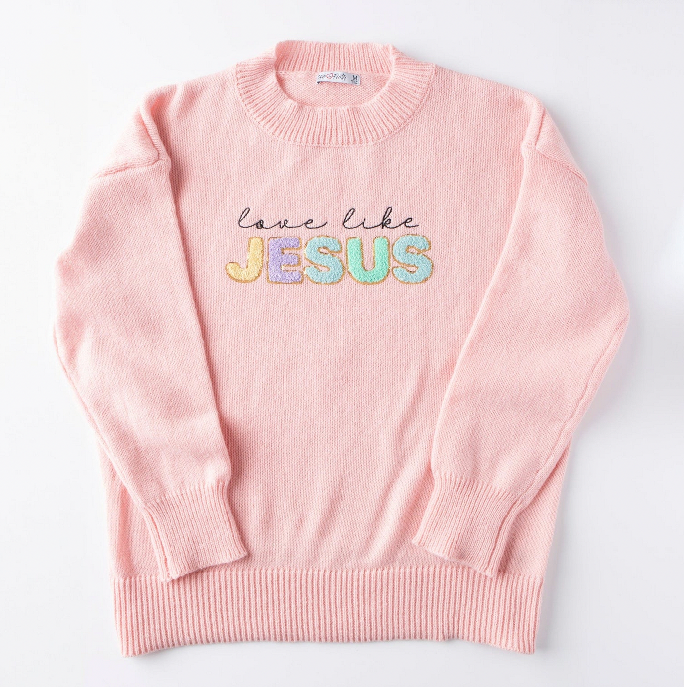 Textured Love Like Jesus Sweater