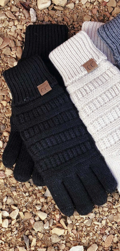 CC Fleece Lined Touchscreen Gloves