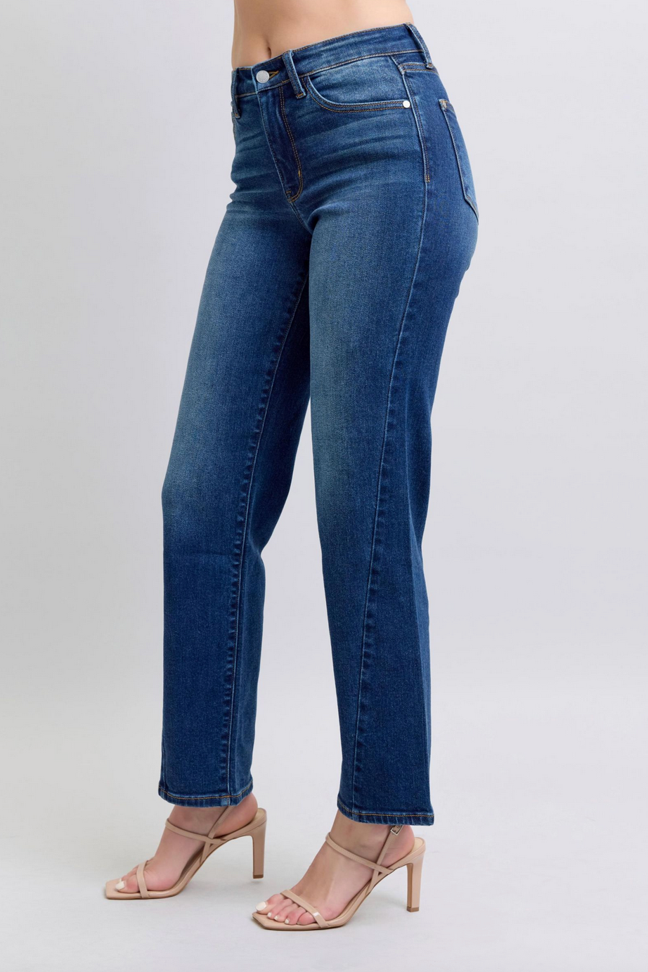 Judy Blue 82629 Medium Rise Straight Leg Jean